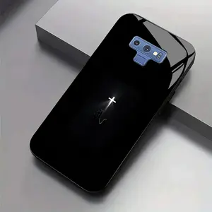 devout cross pattern design suitable for Samsung Galaxy M10,M15,M16,M20,M30s,M31,M31s,M34,M52,M53,M54,M62,Note 10+,Note 20,Note 20 Ultra,Note 8,Note 9 Hard Case glass texture Simple design new styles Phone Case