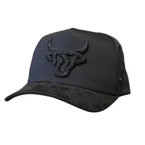 Lost Calf Unisex All Star Black A-Frame Snapback Hat