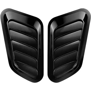 WOAOW 2PCS Universal Hood Air Vents - Viral DIY Budget Build Hack! Car Hood Scoop Bonnet Vent Intake Trim Cover, Affordable Car & Truck Accessories