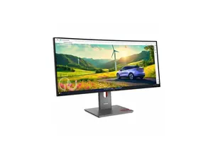 Lenovo ThinkVision P34WD-40 34" Class UWQHD Curved Screen LED Monitor - 21:9 - 34" Viewable - IPS - WLED Backlight - 3440 x 1440 - 1.07 Billion Colors - 350 Nit - 4 ms - 64ADGAR1UZ
