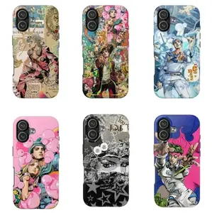 JoJo's Bizarre Adventure Anime Phone Case, Jojo Anime Phone Cover For iPhone 17 16 15 14 13 12 11 Samsung S25 S24 S23 Case, Dual Layer Protective Phone Cover