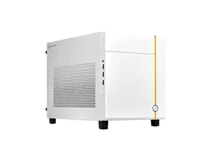 SG14B,White,Small form factor chassis ,Plast front Panel,Steel body,  (15.25" or 13.5")+ 13.5,32.5"drive bay, support mini-ITX/Mini DTX motherboard , 2USB 3.0 Type A, 1USB2.0,support ATX PSU