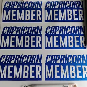 CAPRICORN MEMBER CAR DECAL