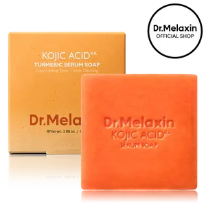 [Dr.Melaxin Official] Kojic Acid Turmeric Serum Soap formulated for Dark Spot Removal, Hyperpigmentation, and Elastic Tone Care Cleanse