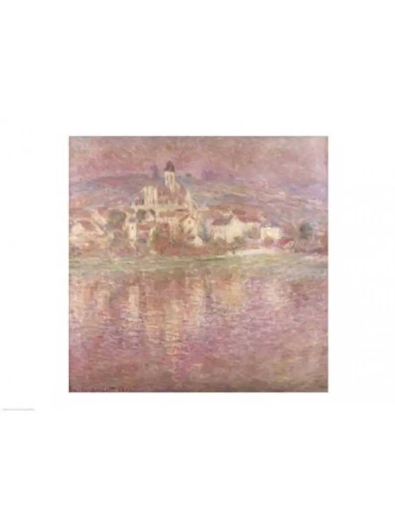 Posterazzi BALPWI82352 Claude Monet Vetheuil Sunset 1901 Monet Painting Poster Print - 24x18 in, Wall Decoration, Hard to Find Titles, Gift Ideas for Home Enthusiasts