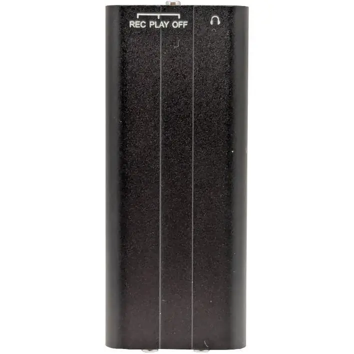 16 GB Compact Audio Recorder with Metal Body, Clip, and Discreet Storage Durable Button