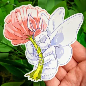 Glass Moth Sticker