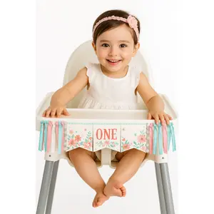 Free Spirit High Chair Decoration for Baby's First Birthday