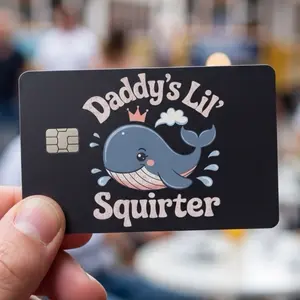 (2 Pack) Funny Whale Debit Card Skin High-Quality Vinyl Card Decal Credit Card Cover Scratch-Resistant Water-Resistant Everyday Accessories