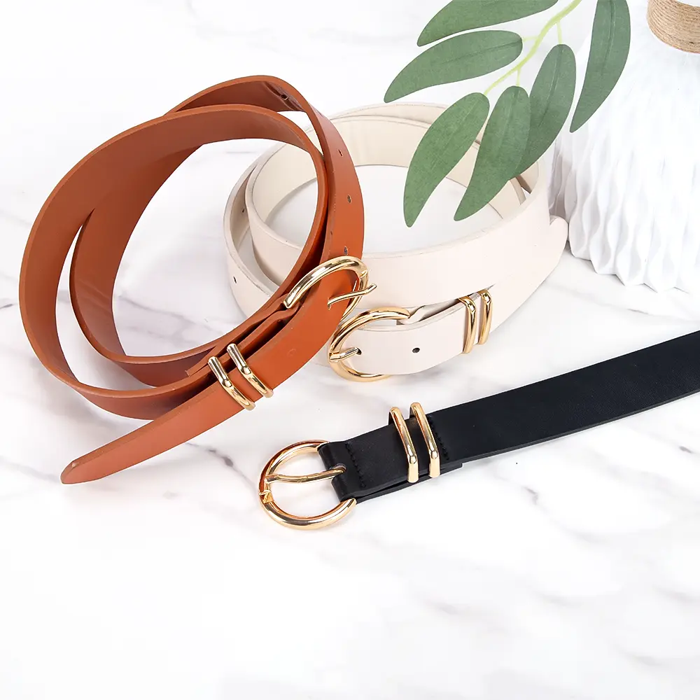 3 Pack Women Belts For Jeans Dresses Pants Ladies Leather Waist Belt with Gold Buckle - TikTok Shop 3 Pack Women Belts For Jeans Dresses Pants Ladies Leather Waist Belt with Gold Buckle - TikTok Shop
