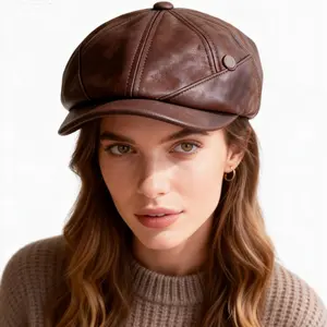Women's Oversized Beret Newsboy Caps  Fall Winter 2025 Retro British Style Suitable  Round Faces and Large Head Circumferences womens hat men stylish formen women for