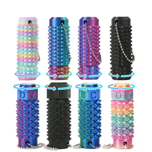 3rd Gen Rainbow Spiky Fidget Keychain – ASMR Stim Tool for ADHD & Anxiety Relief, Daily Stress Relief Toy, Must-Have Accessory for Fidget Enthusiasts & All Ages