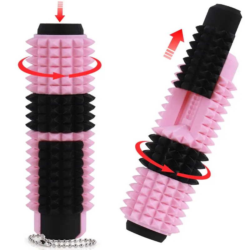 Unisex Durable 3D Printed Fashion Sensory Fidget Keychain - 5-in-1 Functionality Stress Relief Model, Compact Pain Stimulation Tool with Spiky Grip, Spinner for Fidget for Adults, Ouchie Sensory Hit