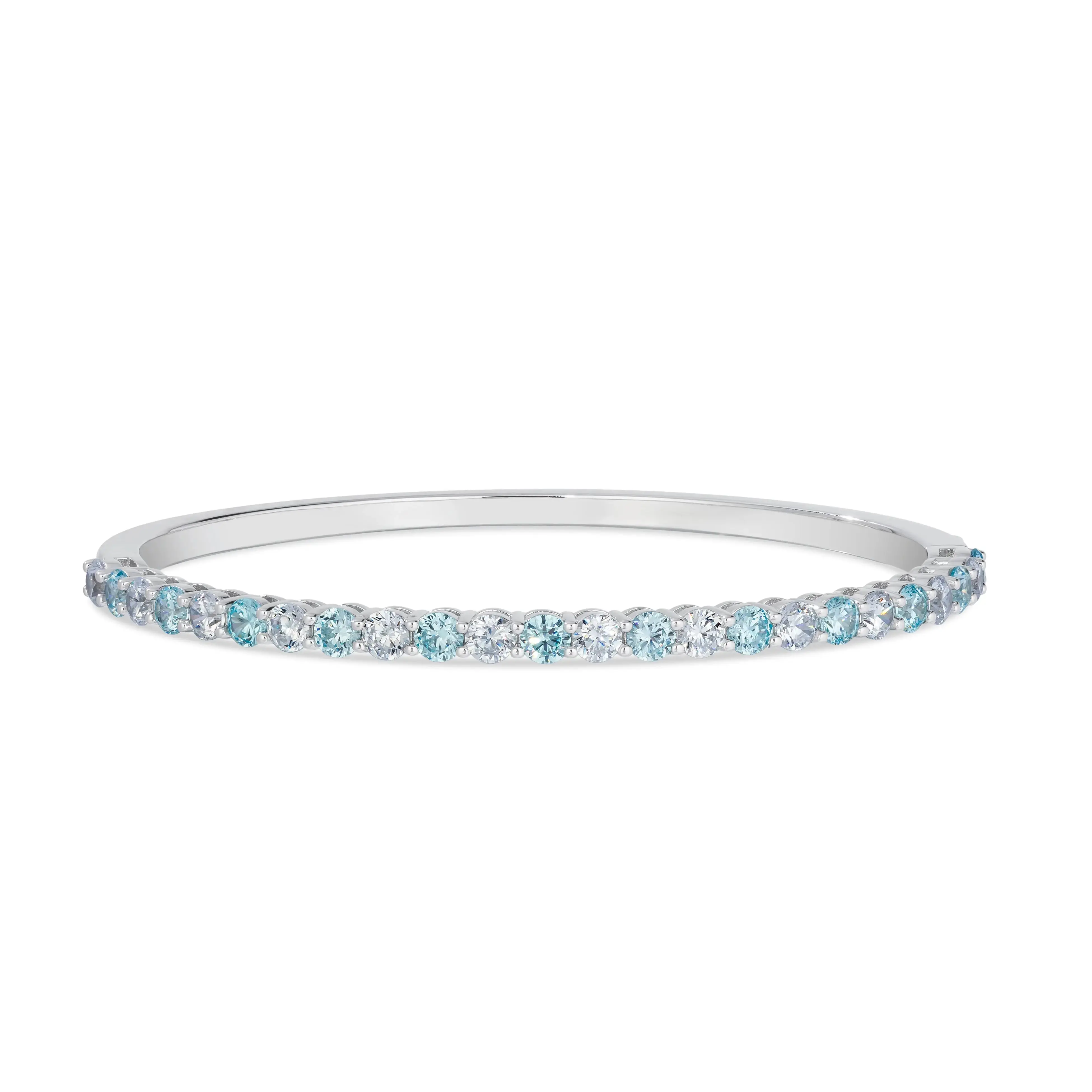 Envy Classic Bangle Bracelet in Aquamarine