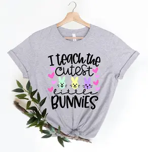 I Teach The Cutest Little Bunnies Shirt, Teacher Bunny Shirt, Teacher Appreciation Tee, Teacher Life Shirt, Gift for Teacher