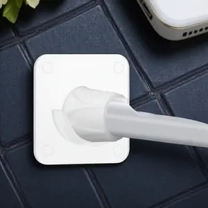 No Drill Tension Curtain Rod Brackets Strong Adhesive Shower Rail Wall Mount No Drill Sliding Track Closet Door Frame Hanging Accessories Adjustable Door Rod Holder Bathroom Curtain Extendable Bracket Level No Install Stick On Curtain Rail