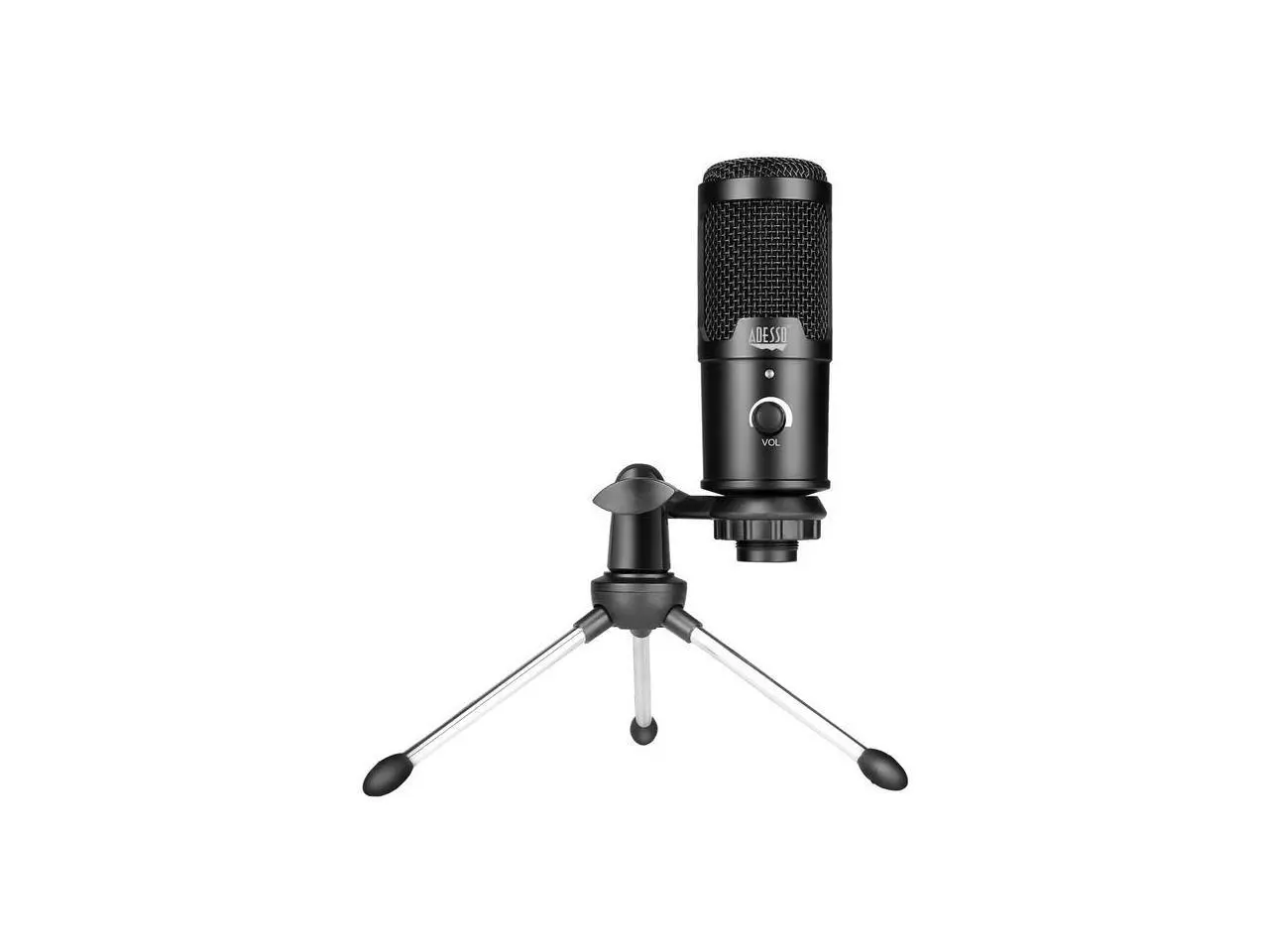Adesso Xtream M4 Cardioid Condenser Recording Microphone, Black Adesso Xtream M4 Cardioid Condenser Recording Microphone, Black