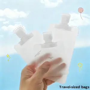 Travel portable dispensing bags, set of 12 pieces, travel liquid storage bags, travel liquid containers, suitable for shampoo, conditioner, lotion, face cream, body wash, hand soap, perfume, skincare products, etc.