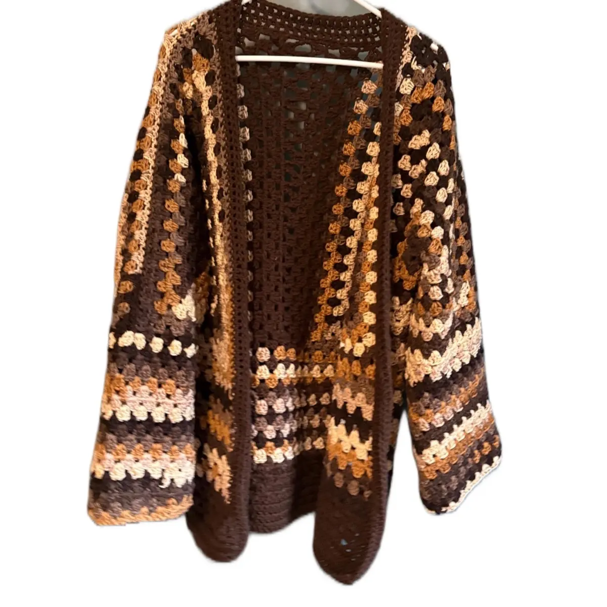 Women's Hexagon Cardigan - Oversized Knitwear - Womenswear