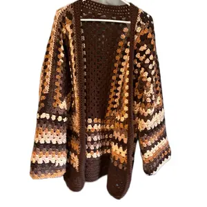 Women's Hexagon Cardigan - Oversized Knitwear - Womenswear