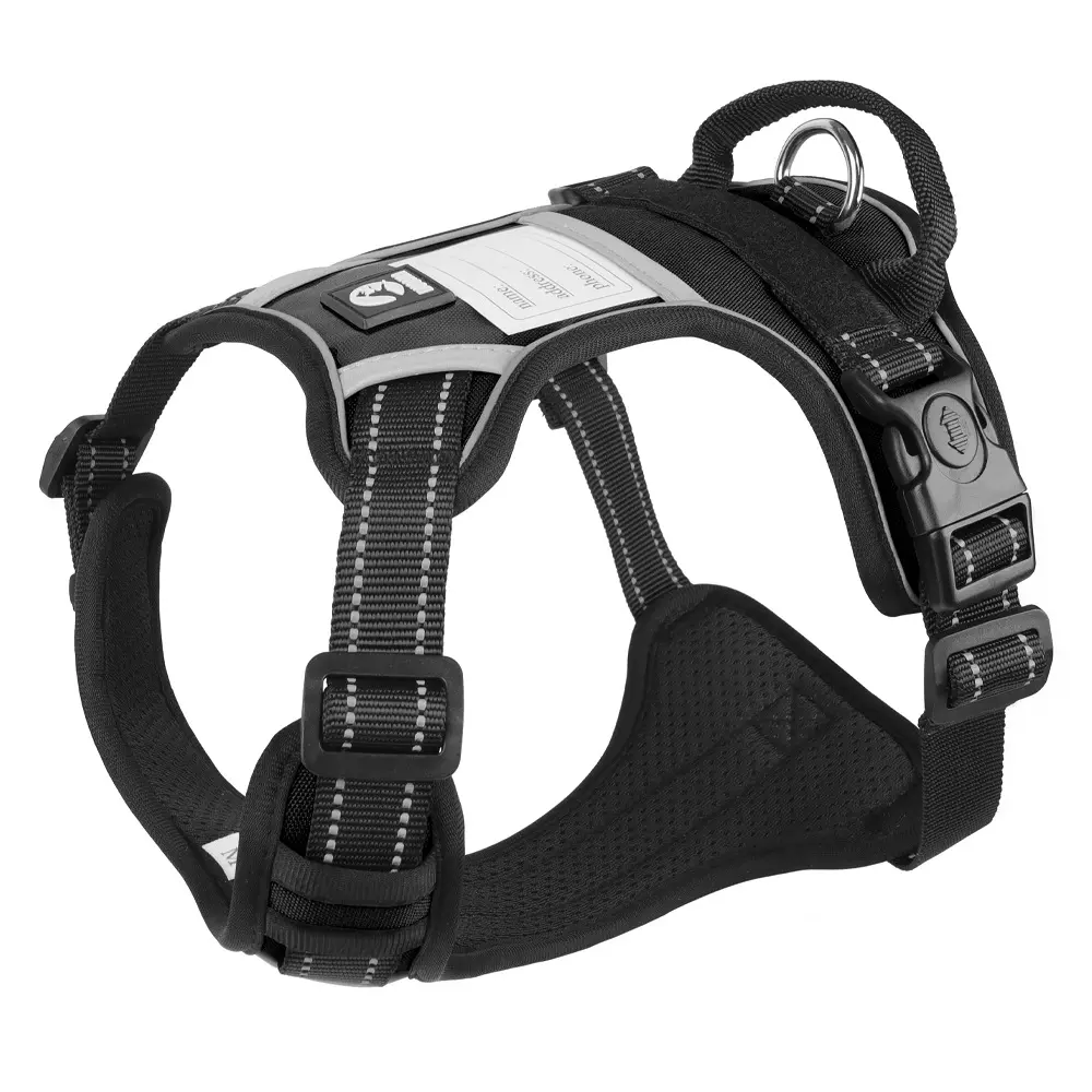Durable Dog Harness & Leash Set – Adjustable, Anti-Pull for Large Breed Outdoor Walking wlw  harness easy molle system Reflective Service