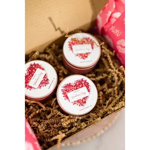 Winter 2024 Small Valentines Candle Bundle Set of 3/Love candle| Valentines day candle | soy candle | gifts Decor Hand