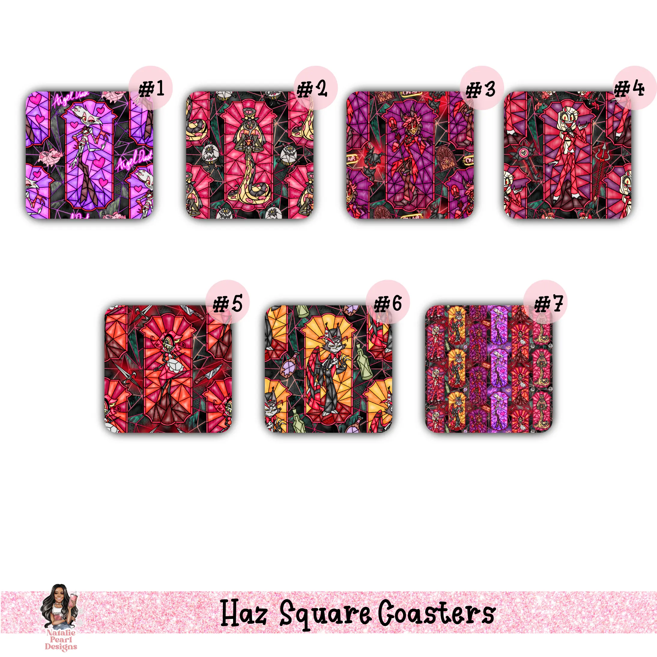 Haz Square Coasters