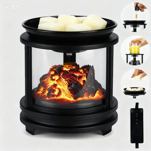 3-in-1 Electric Wax Warmer with Timer - Scent Diffuser, Essential Oil Burner, Flameless Fragrance Warmer for Home Office Decor, Auto Shut-Off, Reusable, Freshener