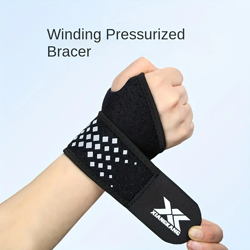 2pcs Wrist Support Bracelets, Wrist Guard Sleeves, Wristband Supports, Breathable Wristbands, Wrist Straps, Wrist Wraps, Badminton Accessory, Workout Accessories for Badminton Basketball Volleyball Fitness Sports Equipment