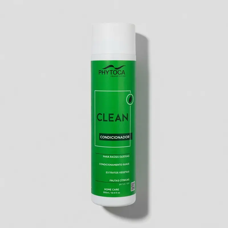 Phytoca Clean Conditioning Conditioner for Oily Hair - 300ml Unisex Daily Haircare Liquid, Plant-Based Hydrating Formula with Amino Acids, Gentle Hypoallergenic, 2min Massage Restores Softness & Long-Lasting Shine, Citrus Scent, Post-Treatments Use