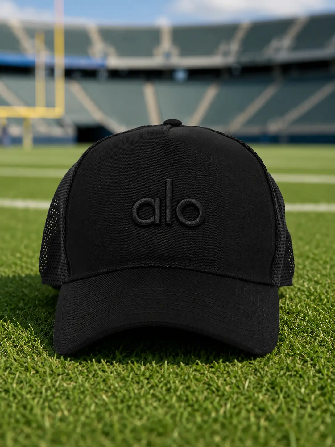 Performance District Mesh Trucker Hat for Men & Women, Lightweight Adjustable Snapback Baseball Cap, Breathable Curved Brim Sports Hat for Golf, Running, Training, Travel & Casual Streetwear