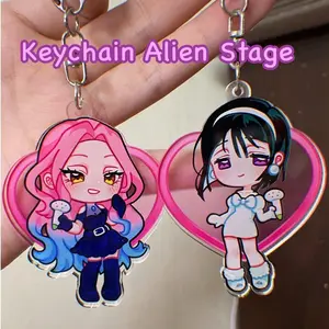 Mizi And Sua Alien Stage Keychain Acrylic Charms, Cute, Durable, And Perfect For Bags, Keys, Or Gifts. Great For Daily Use Or As Thoughtful Little Gifts For Your Friends And Yourself.
