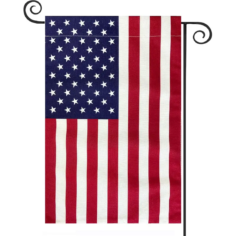 American Flag USA Flag 12 x 18 - Patriotic Double Sided Small Flags for Yard