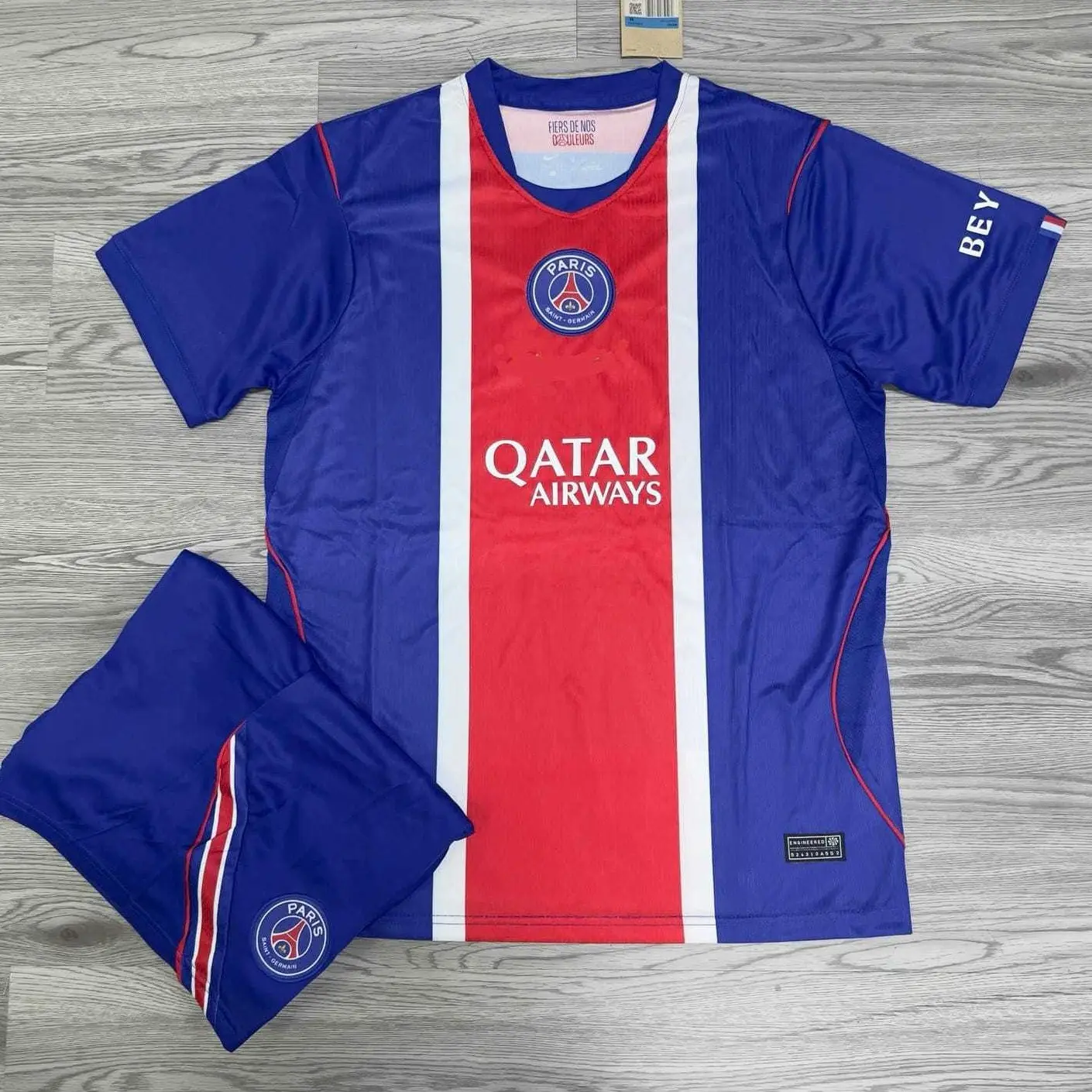 2026 Men's Navy Football Training Kit, Breathable Jersey (Have logo)