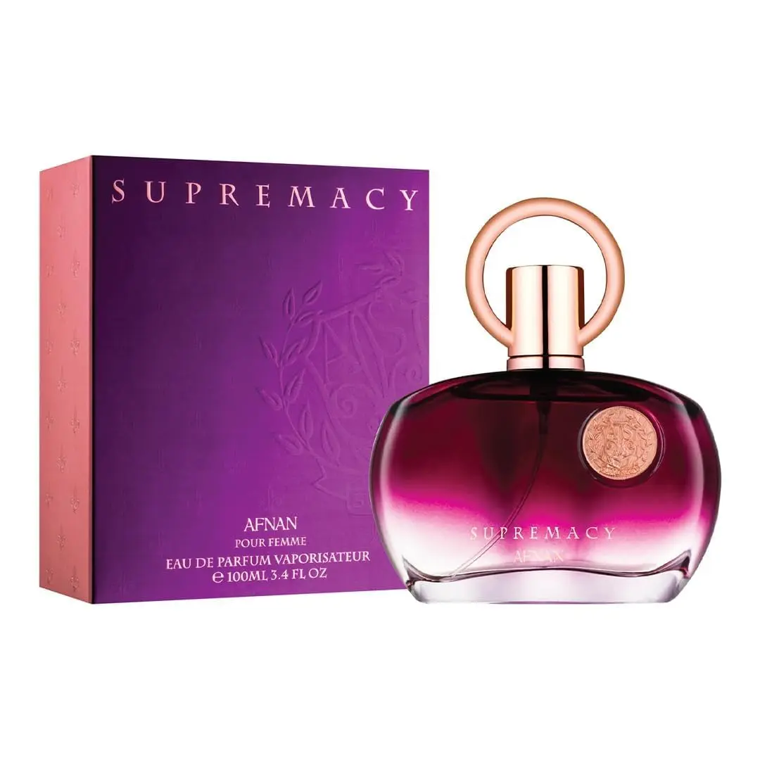 AFNAN Supremacy Purple for Women Eau de Parfum Spray, 3.4 Ounce Perfume Fragrance Fruity Amber