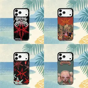 Unique Artistic Design Phone CaseB-Bring Me The Bmth H-HorizonS Y2K Phone Case for IPhone 17 16 15 14 13 12 11 Pro Max Plus Air Black IMD Matte Protective Drop-proof Retro Stylish Christmas Gift