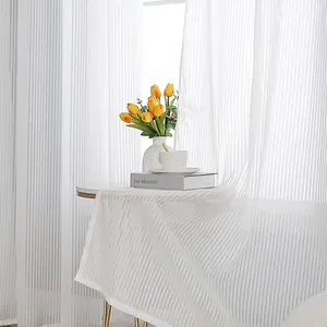 1pc Japanese Vertical Blinds Door Curtain, Cotton Linen Drapes for Elegant Home Decor, Light Filtering Window Treatment