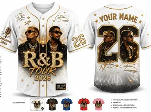 Two Legends Baseball Jersey – Vintage Music Fan Shirt, Hip Hop & R&B Inspired Apparel