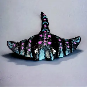 3d Printed Mini Stingray Figurine