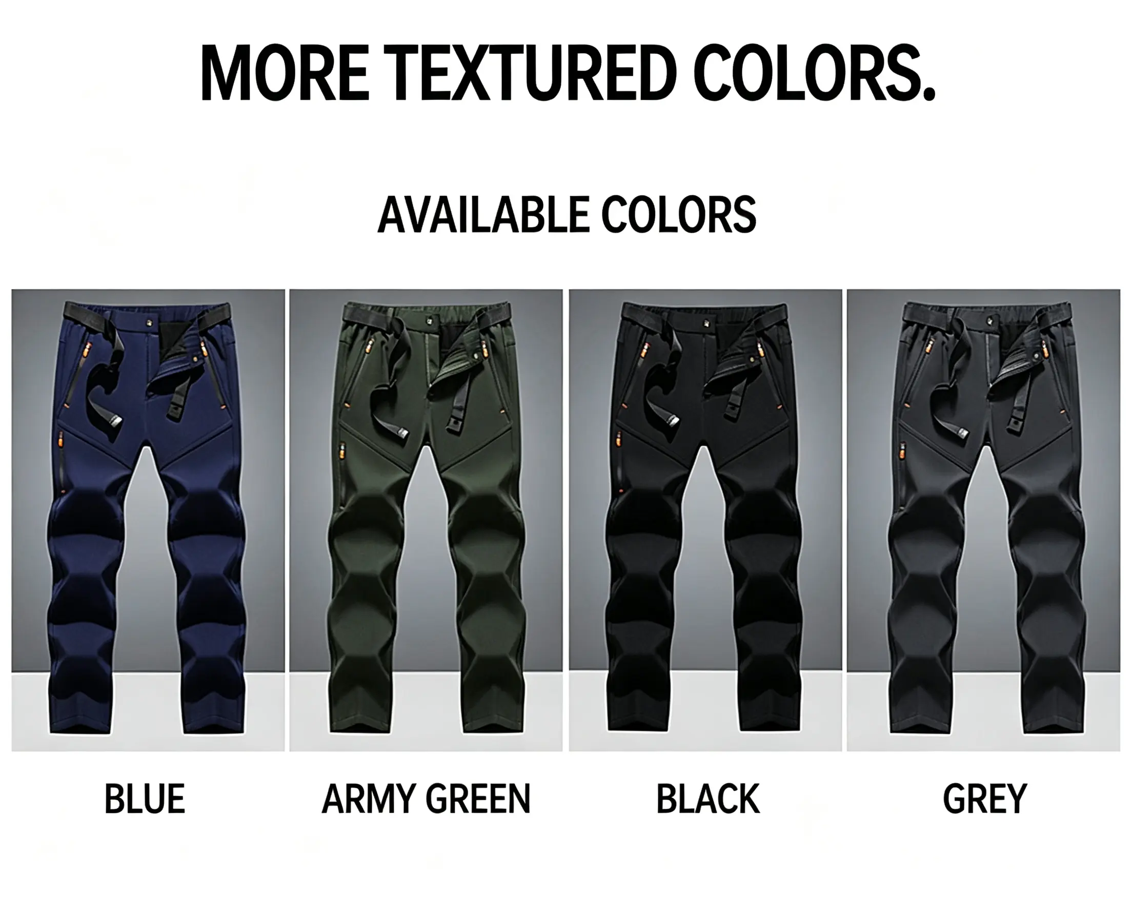 Men’s autumn/winter softshell pants—warm, wear-resistant, comfortable, skin-friendly long pants for mountaineering and hiking
