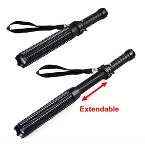 StaySafe Rechargeable Telescopic LED Aluminum Alloy Flashlight