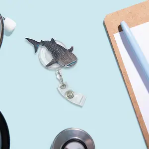 Whale Shark Badge Reel, Whale Shark Gift, Fish Id Holder, Nurse Badge Reel, Nurse Gift, RN Nurse Gift