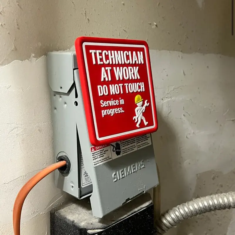 Do Not Touch Safety Sign