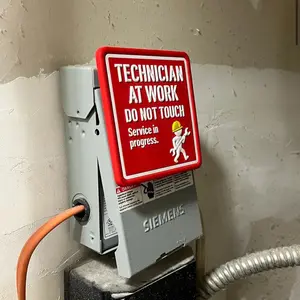 Do Not Touch Safety Sign