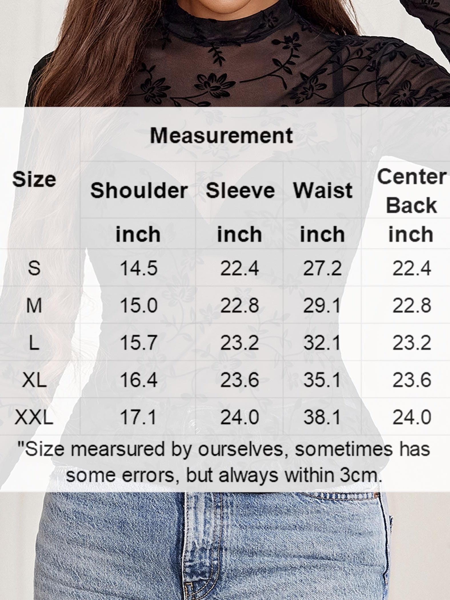 Avidlove Mesh Top Mesh Top for Women Long Sleeve Mock Neck S-XXL Avidlove Mesh Top Mesh Top for Women Long Sleeve Mock Neck S-XXL