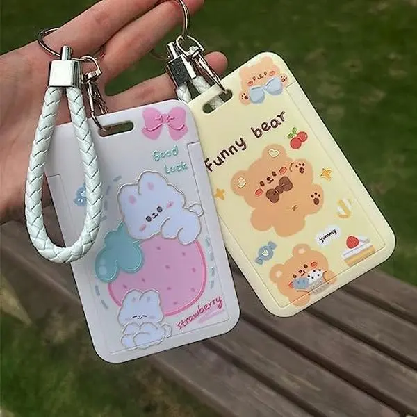 2piece cute kpop Photocard holder bunny pc holder