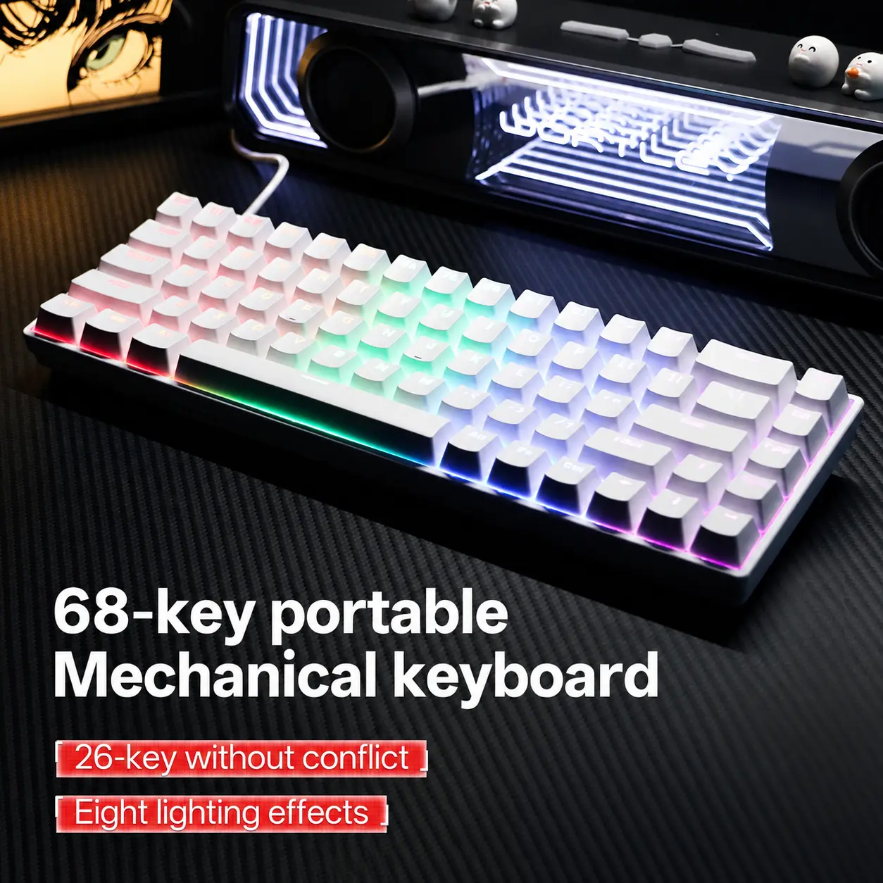 KL61 Compact RGB Mechanical Gaming Keyboard