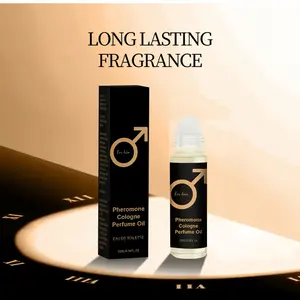 Men's Feromon Dragon Water Rollerball Perfume, Eau De Toilette, Long-Lasting Woody Scent, Compact and Portable, Fresh Fragrance for Dates and Daily Wear, Single Item Pack