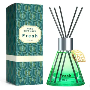 Reed Diffuser Set, Fresh Scented Diffuser for Home, Home  Scent Essential Oil Stick Diffuser for Room Shelf Decor, 3.4 oz