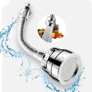 4-Mode Kitchen Faucet Sprayer Attachment – 360° Rotatable Sink Faucet Head, Movable Extender with Anti-Splash & Water Saving, High Pressure Tap Booster Shower for Kitchen